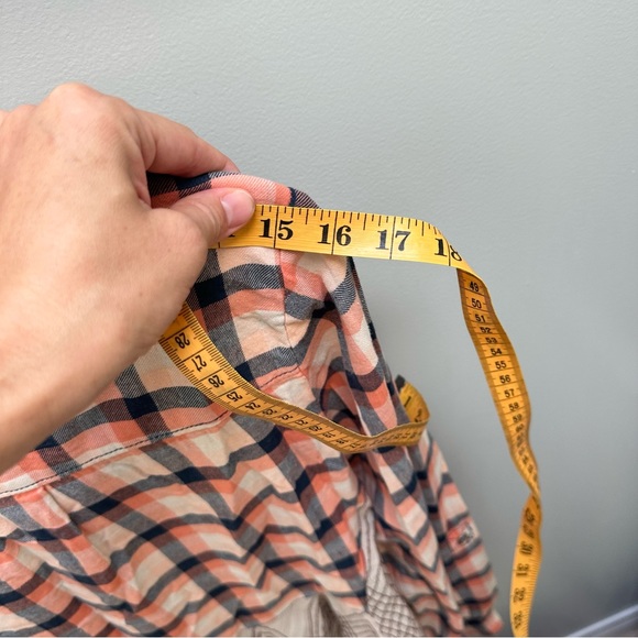 Anthropologie Holding Horses US 4 Embroidered Checkers Shirt Flannel  Button Up - Picture 9 of 9